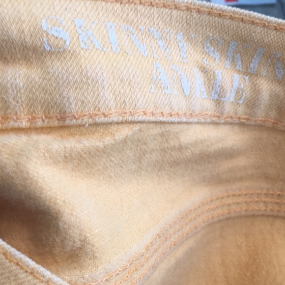 Madewell Skinny Skinny Ankle Yellow Gold Jeans 28 - Picture 10 of 12